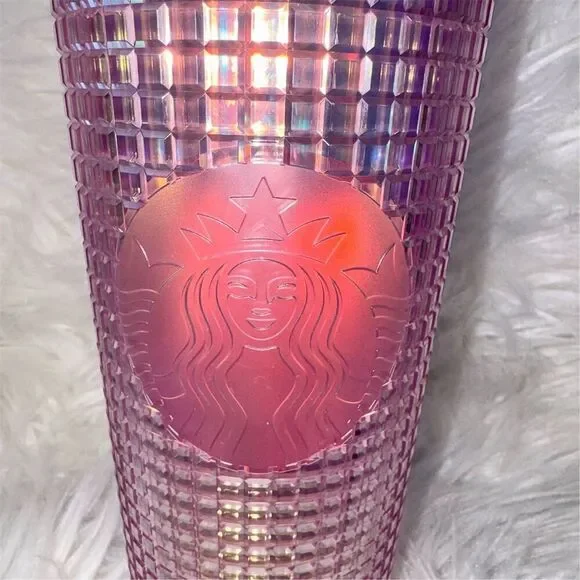 Starbucks Pink Venti Cold Cup Tumbler 24oz w/ Straw Limited Edition - Picture 3 of 5